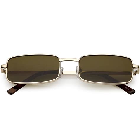 small rectangular sunglasses.